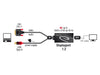 EAN 4043619625963 - DeLOCK 0.3m, DVI 24+1 + USB-A/Displayport 20p 0,3 m DVI-D + USB HDMI Negro imagen 3