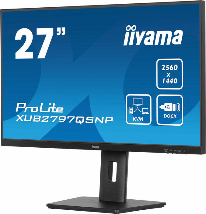 EAN 4948570124329 - iiyama ProLite XUB2797QSNP-B1 pantalla para PC 68,6 cm (27") 2560 x 1440 Pixeles Wide Quad HD LED Negro imagen 5