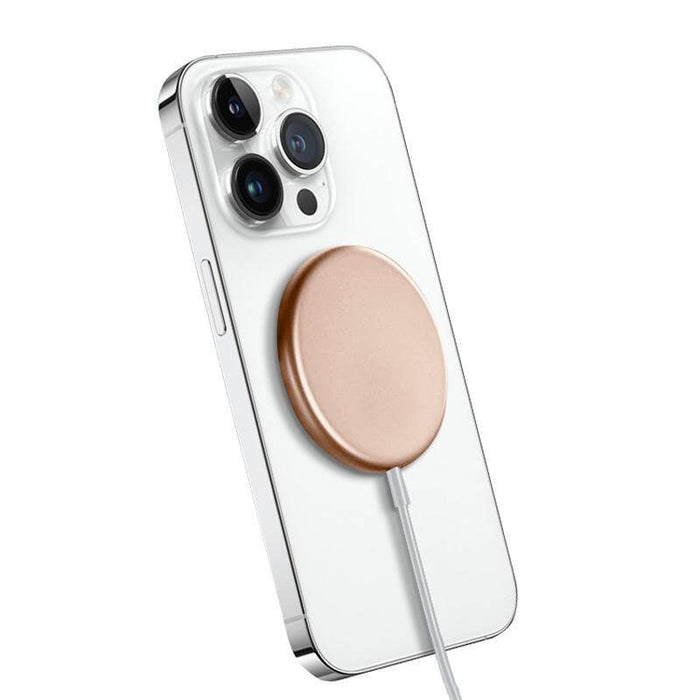 EAN 5904310702171 - Crong MagSpot Smartphone Oro CC Cargador inalámbrico Carga rápida Auto, Interior imagen 1