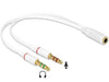 EAN 4043619655854 - DeLOCK 65585 cable de audio 0,2 m 2 x 3.5mm 3,5mm Blanco imagen 2