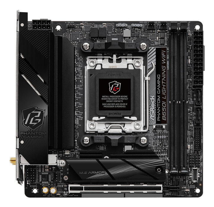 EAN 4710483944253 - Asrock B650I Lightning WiFi AMD B650 Zócalo AM5 mini ITX imagen 2