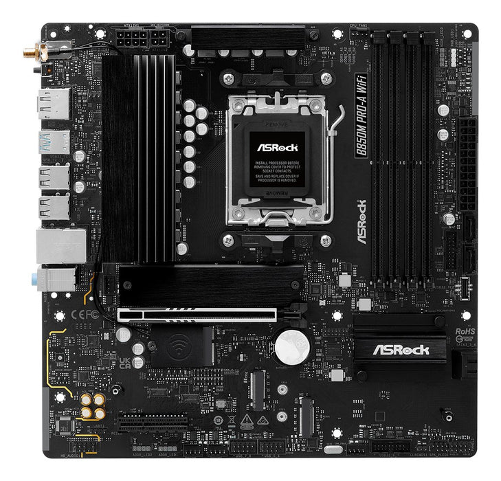 EAN 4711581490376 - Asrock B850M Pro-A WiFi AMD B850 Zócalo AM5 micro ATX imagen 2
