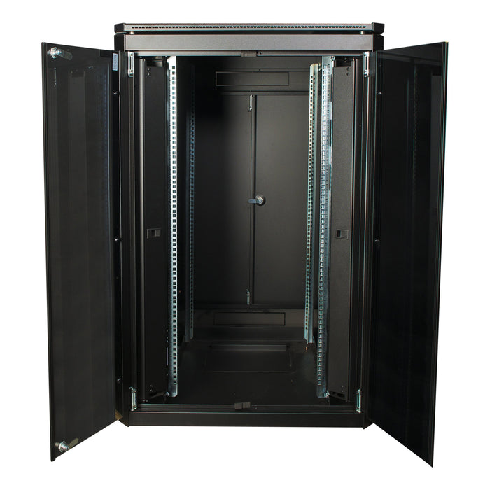 EAN 5420016845900 - LOGON RDL22U88BL armario rack 22U Rack o bastidor independiente Negro imagen 2