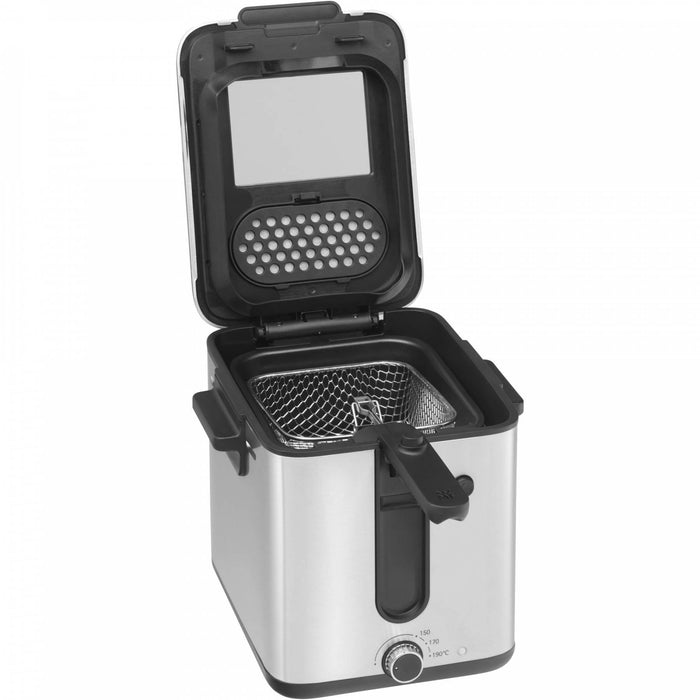 EAN 4211129141123 - WMF KITCHENminis 0415490011 Sencillo Independiente 1000 W Freidora Negro, Acero inoxidable imagen 2