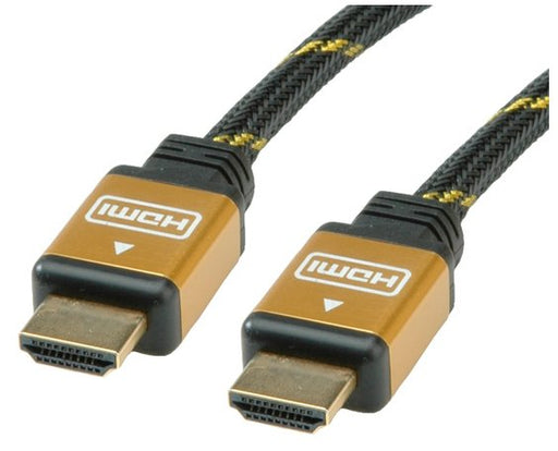 EAN 7611990125555 - ROLINE 11.04.5564 cable HDMI 20 m HDMI tipo A (Estándar) Negro, Oro imagen 1