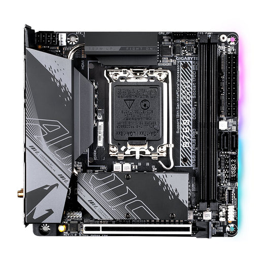 EAN 4719331854843 - GIGABYTE B760I AORUS PRO placa base Intel B760 Express LGA 1700 mini ITX imagen 2