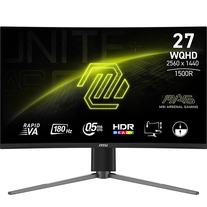 EAN 4711377178006 - MSI MAG 27CQ6PF pantalla para PC 68,6 cm (27") 2560 x 1440 Pixeles Wide Quad HD LCD Negro imagen 1
