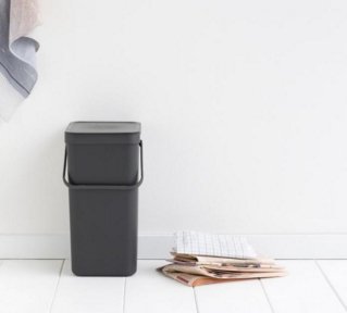 EAN 8710755109966 - Brabantia 109966 papelera 16 L Rectangular Gris imagen 6