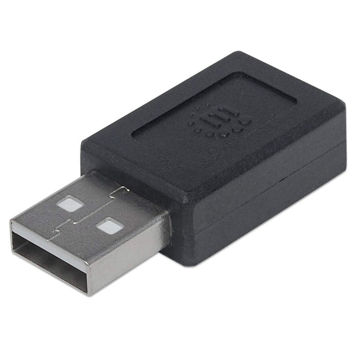 EAN 0766623354653 - Manhattan 354653 cambiador de género para cable USB A USB C Negro imagen 1