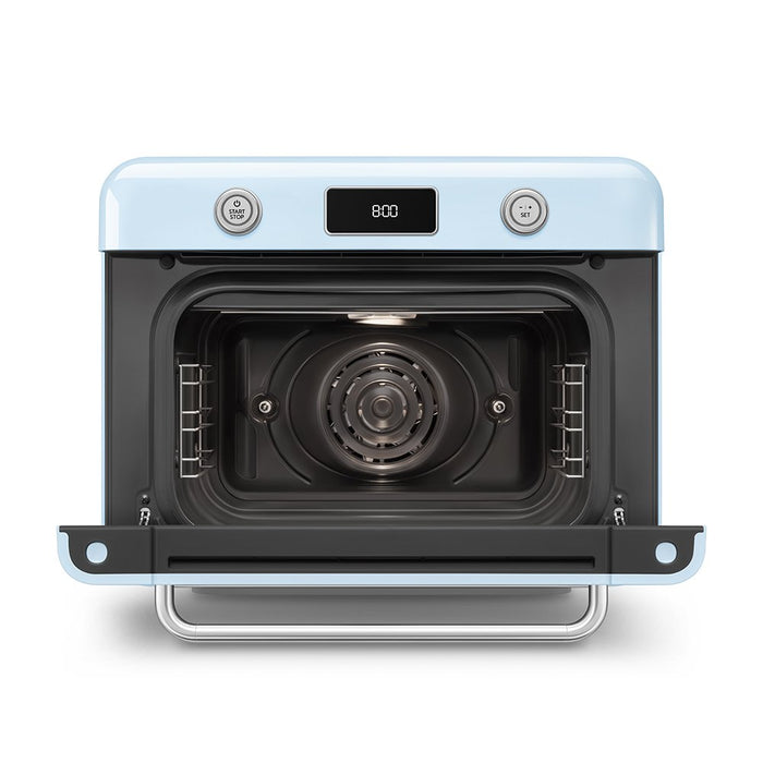 EAN 8017709333874 - Smeg COF01PBEU horno de vapor Pequeño Azul, Acero inoxidable Botones, Giratorio imagen 4