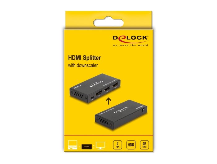 EAN 4043619186518 - DeLOCK 18651 divisor de video 2x HDMI imagen 4