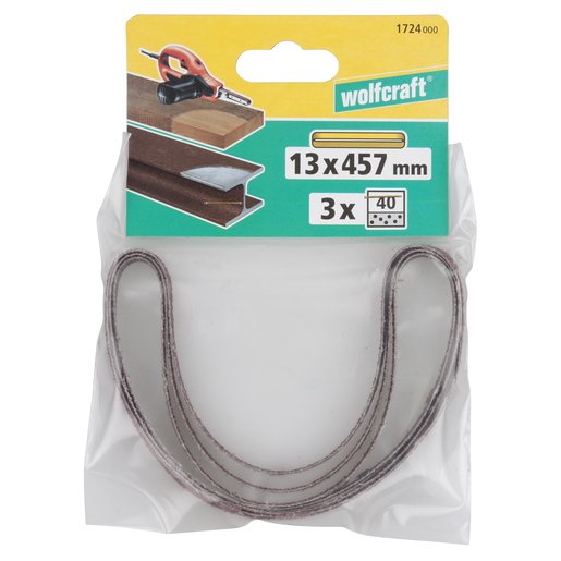 EAN 4006885172500 - wolfcraft GmbH 1725000 accesorio para lijadora 3 pieza(s) Banda de lijado imagen 3
