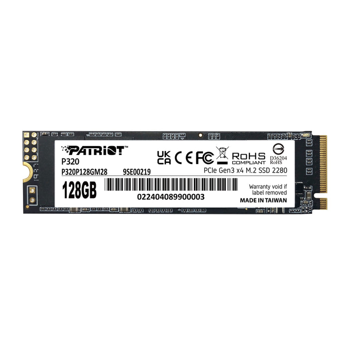 EAN 4711378427592 - Patriot Memory P320 128 GB M.2 PCI Express 3.0 NVMe imagen 1