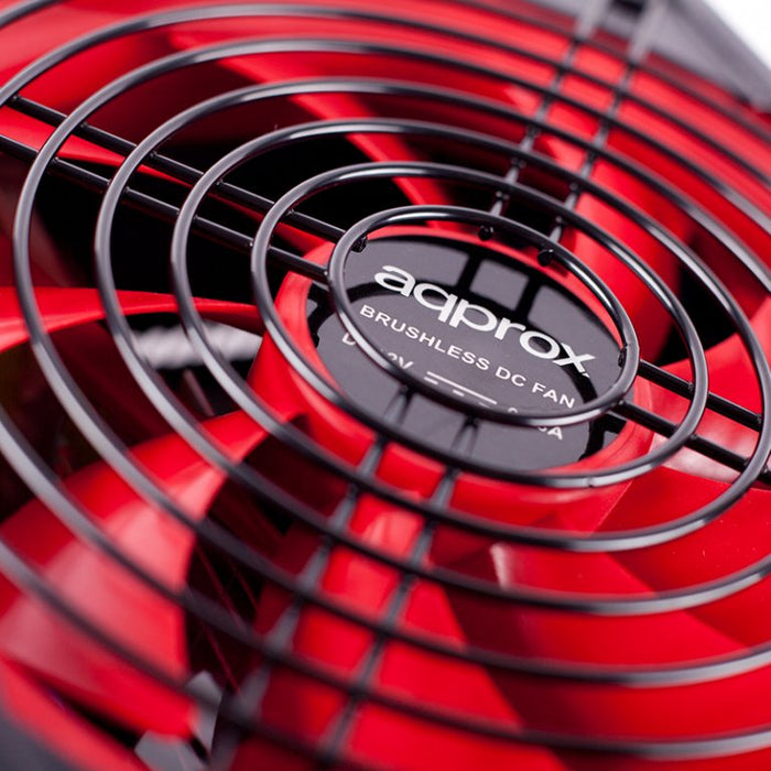 EAN 8435099529361 - Approx FUENTE ALIM. GAMING ATX 800W unidad de fuente de alimentación 20+4 pin ATX Negro, Rojo imagen 3