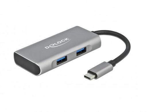 EAN 4043619632602 - DeLOCK 63260 hub de interfaz USB 3.2 Gen 2 (3.1 Gen 2) Type-C 10000 Mbit/s Gris imagen 1