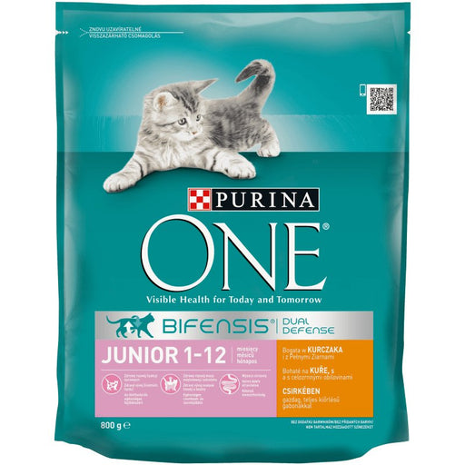EAN 7613032619091 - Purina ONE Junior alimento seco para gatos 800 g Gatito Pollo imagen 1