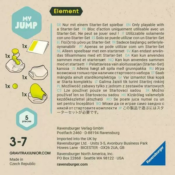 EAN 4005556237494 - Ravensburger GraviTrax Junior Element Peng Pista para canicas imagen 2