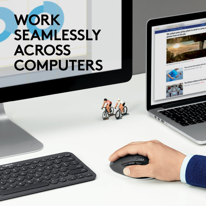 EAN 5099206065086 - Logitech 910-004791 ratón Oficina mano derecha RF Wireless + Bluetooth Óptico 1000 DPI imagen 2