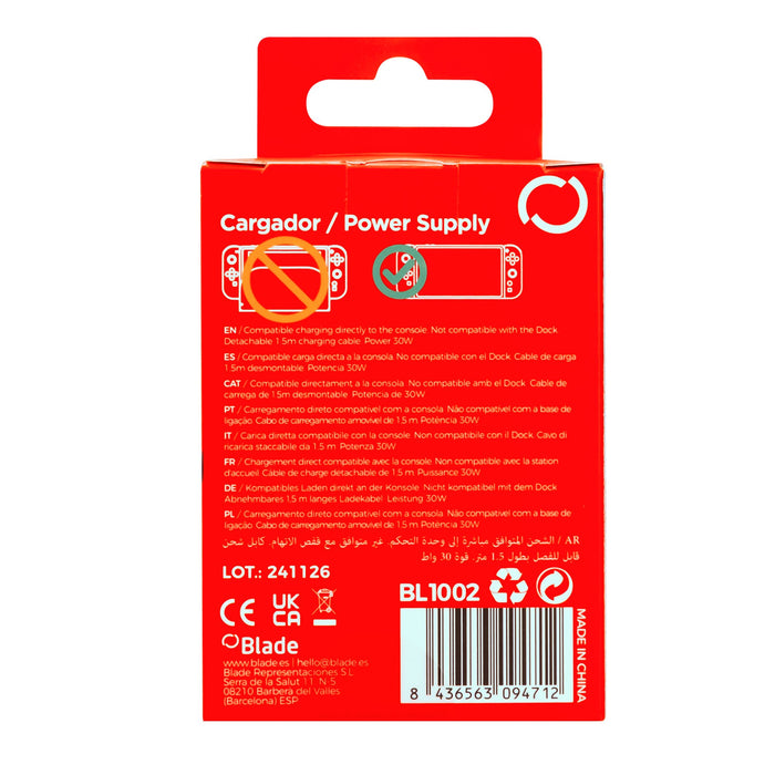 EAN 8436563094712 - Blade Gaming BL1002 accesorio y piza de videoconsola Kit de carga modular imagen 41