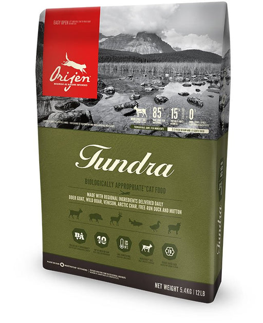 EAN 0064992283544 - Orijen Tundra alimento seco para gatos 5,4 kg Adulto Cabra, Jabalí, Pato imagen 1