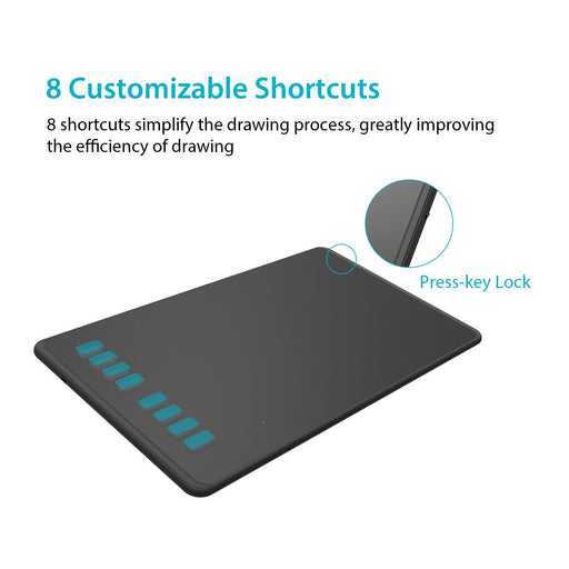 EAN 6930444800628 - HUION H950P tableta digitalizadora Negro 5080 líneas por pulgada 220 x 137 mm USB imagen 2