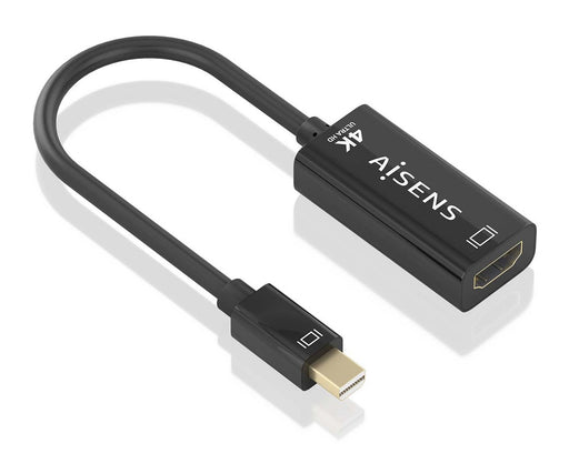 EAN 8435739902202 - AISENS A125-0904 adaptador de cable de vídeo 0,15 m Mini DisplayPort HDMI tipo A (Estándar) imagen 1