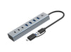 EAN 4015867238295 - Conceptronic HUBBIES20GP hub de interfaz USB 3.2 Gen 1 (3.1 Gen 1) Type-C 5000 Mbit/s Gris imagen 2
