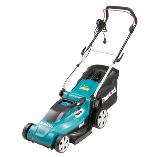 EAN 0088381859134 - Makita ELM4120 cortadora de césped Corriente alterna Negro, Azul imagen 1