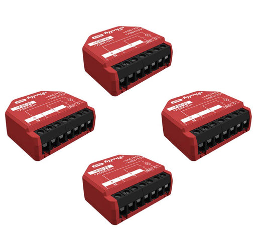 EAN 3800235261811 - Shelly SHELLY_1PM_GEN3_4ER interruptor eléctrico Interruptor inteligente Rojo imagen 1