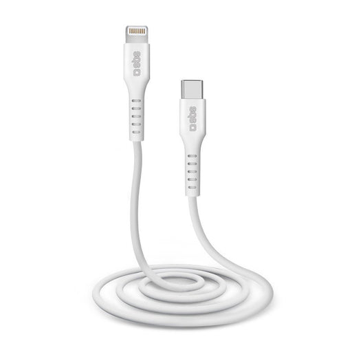 EAN 8018417264474 - SBS TECABLELIGTC1W cable de conector Lightning 1 m Blanco imagen 2