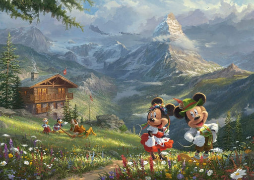 EAN 4001504599386 - Schmidt Spiele Thomas Kinkade Studios: Disney Dreams Collections - Mickey & Minnie in den Alpen Puzzle ro imagen 2