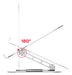 EAN 4894160054388 - UNITEK OT180SL01 soporte para ordenador portátil Aluminio 40,6 cm (16") imagen 5
