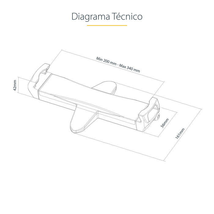 EAN 0065030895354 - StarTech.com TABLET-VESA-ADAPTER soporte Soporte pasivo Tablet/UMPC Negro imagen 11