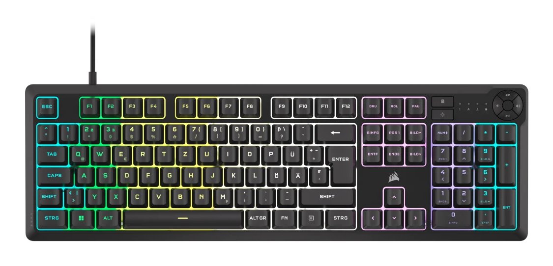 EAN 0840006681410 - Corsair CH-9226C65-PT teclado Juego USB QWERTY Portugués Negro imagen 1