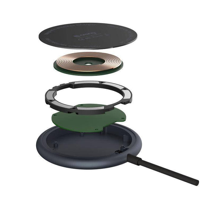 EAN 5904310702157 - Crong MagSpot Smartphone Negro CC Cargador inalámbrico Carga rápida Auto, Interior imagen 3