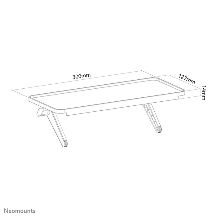 EAN 8717371448554 - Neomounts AWL28-220BL1 soporte para estantes Plástico Negro imagen 10