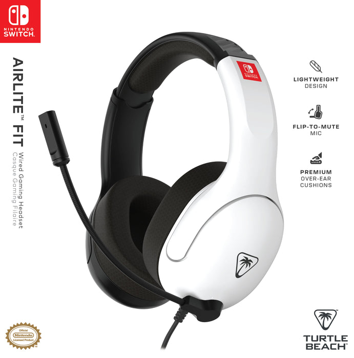 EAN 0840454400137 - Turtle Beach Airlite Fit Auriculares Alámbrico Diadema Juego Negro, Blanco imagen 11