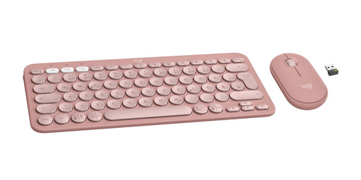 EAN 5099206115378 - Logitech 920-012205 teclado Ratón incluido Universal RF Wireless + Bluetooth QWERTZ Alemán Rosa imagen 2