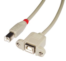 EAN 4002888318006 - Lindy 31800 cable USB 0,5 m USB B Gris imagen 1