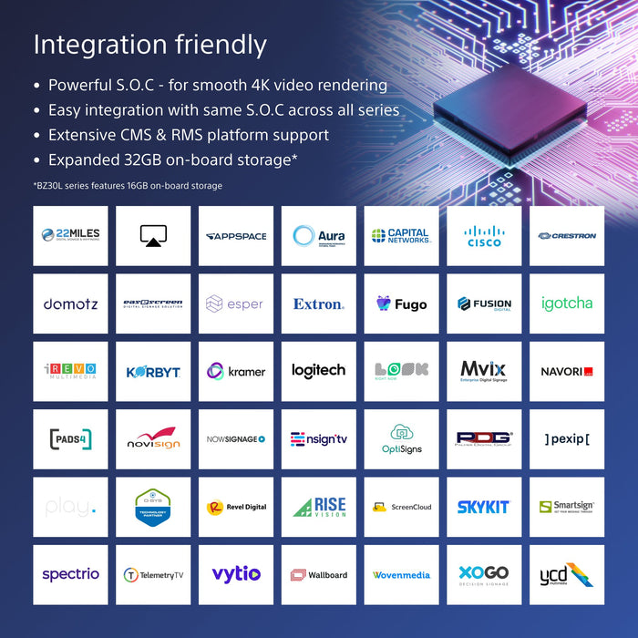 EAN 4548736150096 - Sony FW-85BZ40L pantalla de señalización Pantalla plana para señalización digital 2,16 m (85") LCD Wifi 6 imagen 5