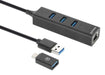 EAN 766623180894 - Manhattan 180894 hub de interfaz USB 3.2 Gen 1 (3.1 Gen 1) Type-A + Type-C 5000 Mbit/s Negro imagen 2