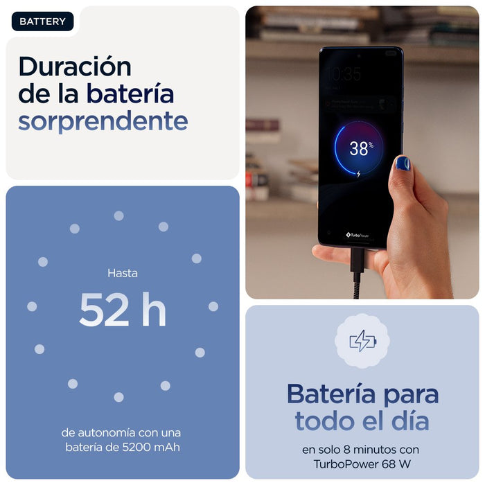 EAN 0840023287084 - Motorola edge 60 16,9 cm (6.67") SIM doble Android 15 5G USB Tipo C 8 GB 256 GB 5200 mAh Azul imagen 7