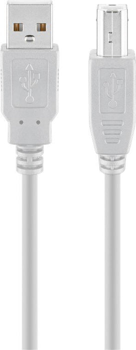 EAN 4040849687143 - Goobay 68714 cable USB USB 2.0 5 m USB A USB B Gris imagen 1