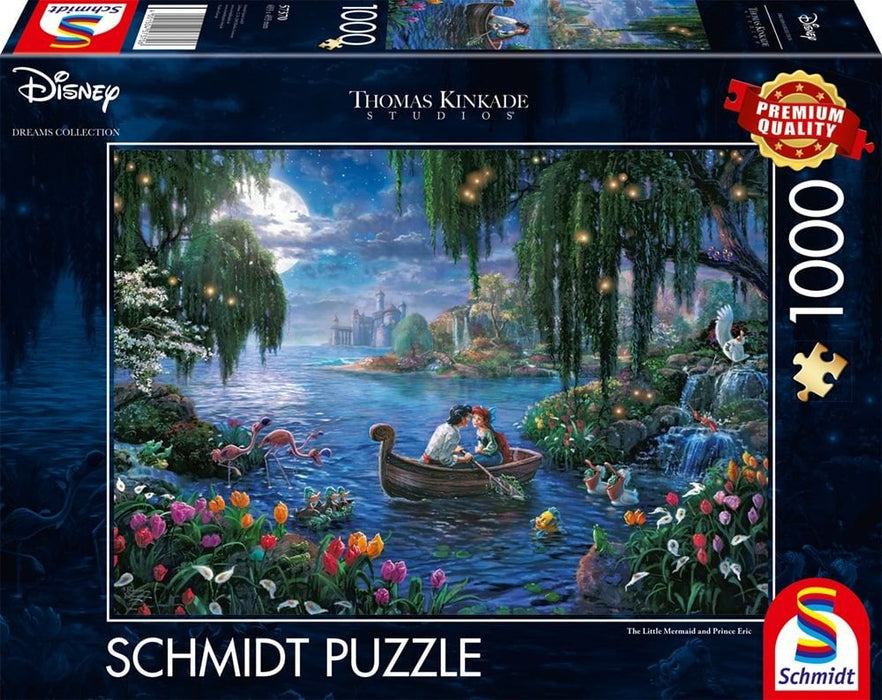 EAN 4001504573706 - Schmidt Spiele Thomas Kinkade Studios: Disney Dreams Collections - The Little Mermaid and Prince Eric Puz imagen 1