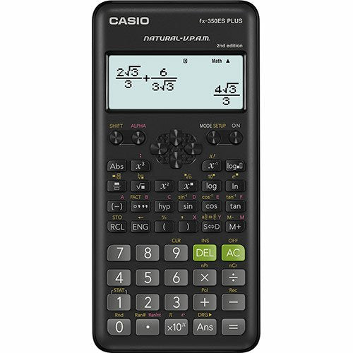 EAN 4549526612053 - Casio FX-350ES Plus 2nd calculadora Bolsillo Calculadora científica Negro imagen 1