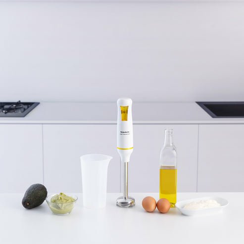 EAN 8414234164032 - Taurus Robot 750 Easy inox 0,5 L Batidora de inmersión 750 W Blanco, Amarillo imagen 2