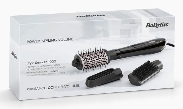EAN 3030050188394 - BaByliss Style Smooth 1000 Kit de peluquería Airflow Negro 1000 W 2,2 m imagen 8