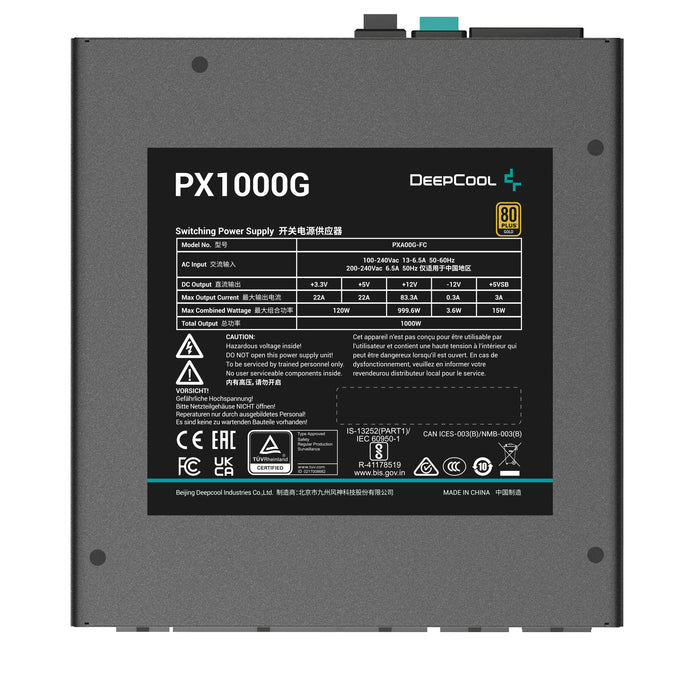 EAN 6933412716792 - DeepCool PX1000G unidad de fuente de alimentación 1000 W 20+4 pin ATX ATX Negro imagen 5