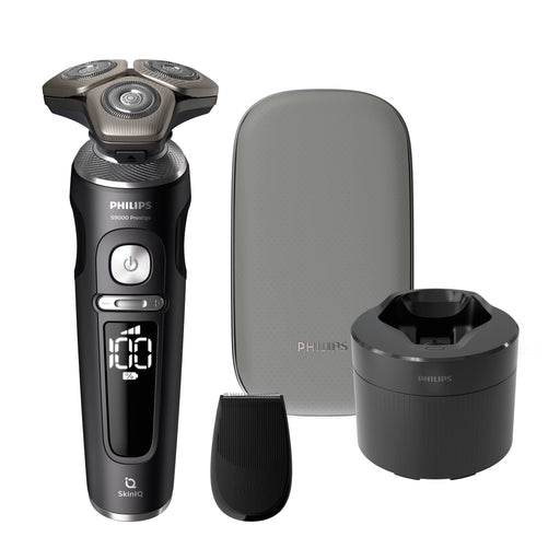EAN 8720689004336 - Philips Shaver S9000 Prestige SP9840/32 afeitadora Máquina de afeitar de rotación Recortadora Gris imagen 2