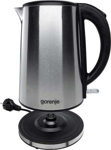 EAN 3838782606298 - Gorenje K15DWS tetera eléctrica 1,5 L 2200 W Negro, Acero inoxidable imagen 8